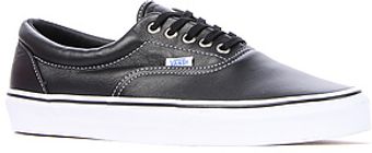 Vans The Era Sneaker in Aged Black Leather - Lyst