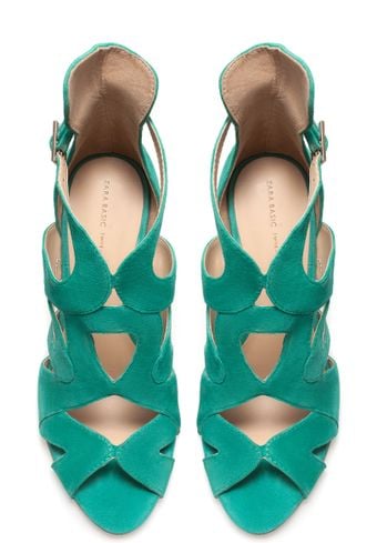 Zara Strappy Highheel Sandals - Lyst