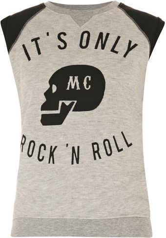 Zoe Karssen Rock N Roll Skull Sweatshirt - Lyst