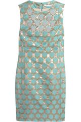 Diane Von Furstenberg Akoni Paillette and Beadembellished Jacquard Dress
