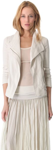 Donna Karan New York Asymmetrical Zip Jacket - Lyst
