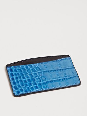 Dries Van Noten Reptile Print Card Holder - Lyst
