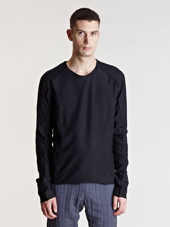 Individual Sentiments Seam Detail Long Sleeved Top - Lyst