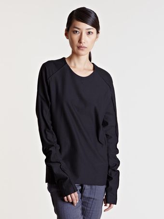 Individual Sentiments Seam Detail Long Sleeved Top - Lyst