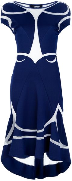 Junya Watanabe Net Panel Bodycon Dress - Lyst