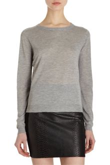 Mason by Michelle Mason Lace Back Sweater - Lyst