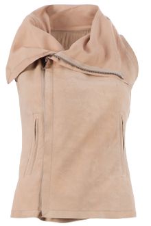 Rick Owens Zip Up Gilet - Lyst