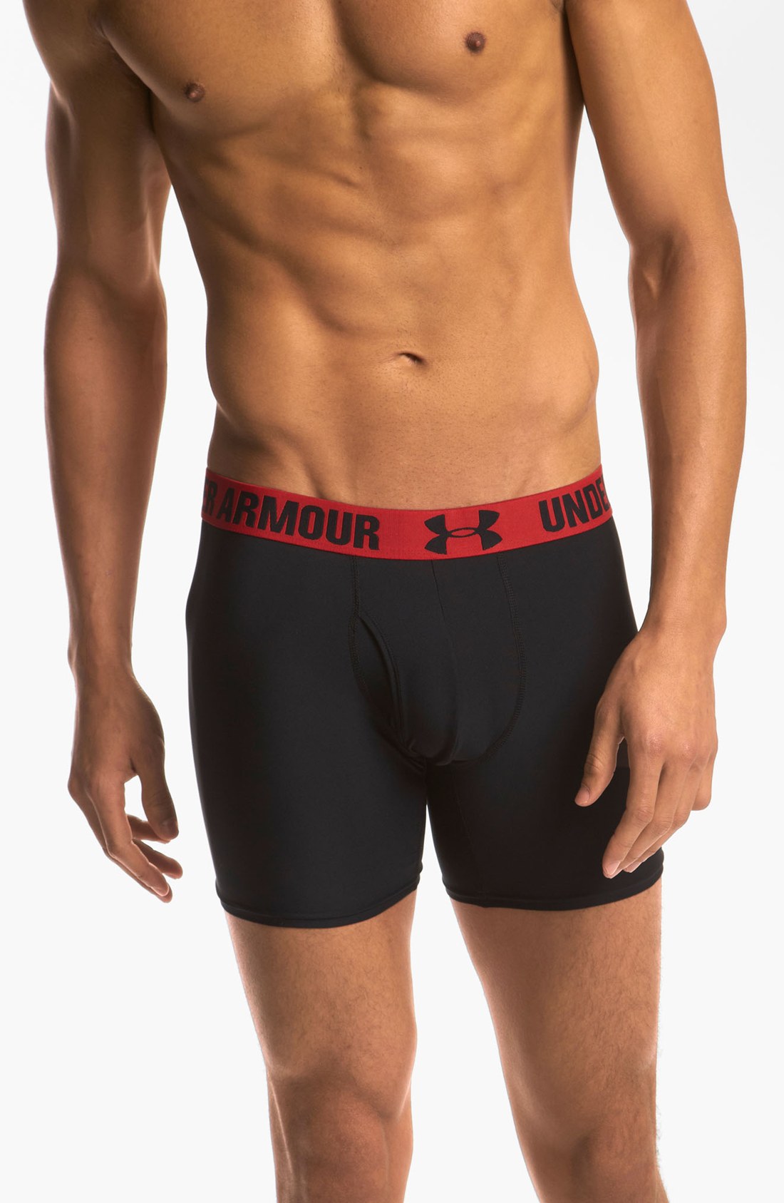 Under Armour Heatgear Boxer Briefs in Black for Men (start of color list black/ black) Lyst