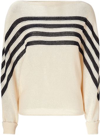 Vanessa Bruno Striped Knit Pullover - Lyst