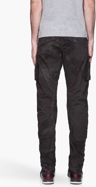 black tapered cargo pants