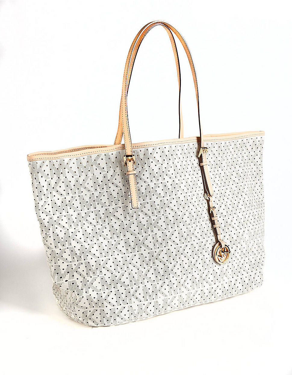 michael kors logo jet set tote