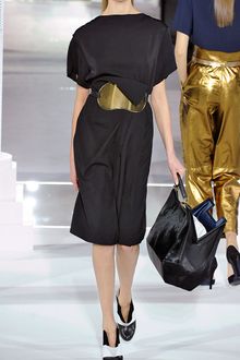 Vionnet Black Double Georgette Top - Lyst