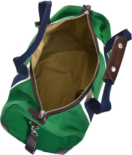 Brooks Brothers Canvas Weekend Bag in Green for Men | Lyst