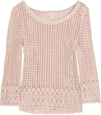 Collette By Collette Dinnigan Crochet-Knit Cotton Top - Lyst