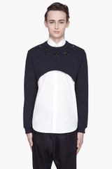 Givenchy  Cropped Star Sweatshirt