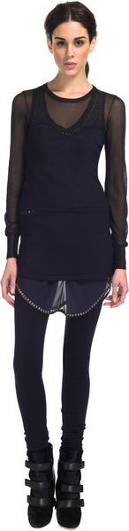 Isabel Marant Andreas Dress in Blackmidnight - Lyst