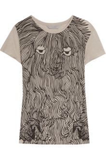 Mulberry Oversized Printed Jersey Tshirt - Lyst