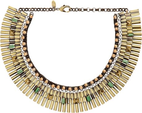 Iosselliani Crystal Rolex Chain Necklace in Gold | Lyst
