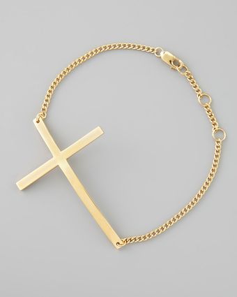 Jennifer Zeuner Integrated Cross Bracelet - Lyst