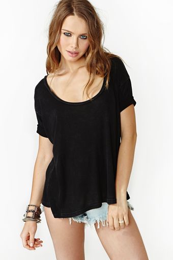 Nasty Gal Venice Tee Black - Lyst