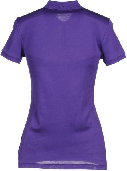 women's purple ralph lauren polo shirt