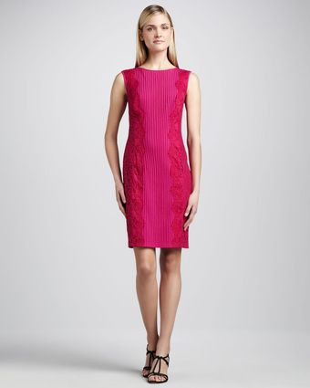 Tadashi Shoji Sleeveless Paneled Cocktail Dress - Lyst