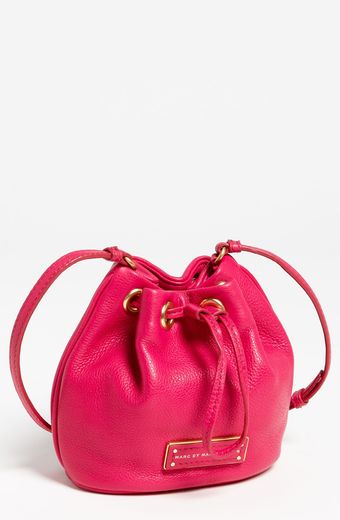Marc By Marc Jacobs Too Hot To Handle Mini Leather Drawstring Crossbody Bag - Lyst