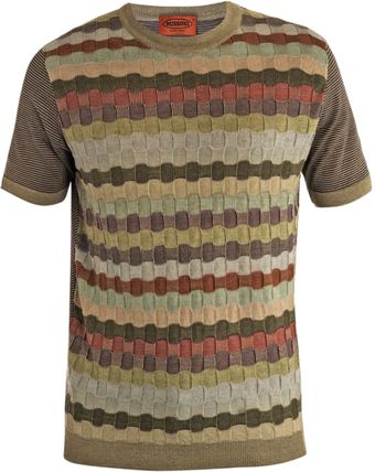 Missoni Square Knit Crewneck Top - Lyst