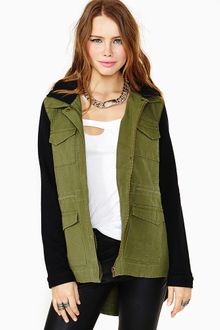 Nasty Gal Base Camp Army Jacket - Lyst
