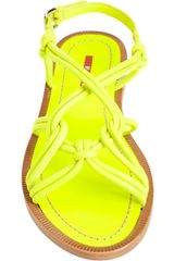 Prada Knotted Slingback Sandal