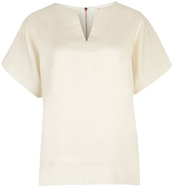 Ted Baker Vneck Cropped Top - Lyst