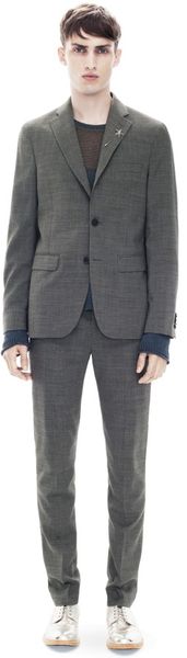 Acne Drifter Jacket Structure Grey - Lyst