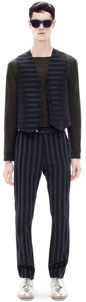 Acne Drifter T Rand Navy Stripe - Lyst