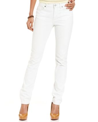 Calvin Klein Jeans Skinny Leg Printed Jeans Light Wash - Lyst
