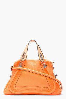 Chloé Medium Orange Fizz Paraty Shoulder Bag - Lyst