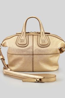 Givenchy Nightingale Metallic Micro Satchel Bag Gold - Lyst