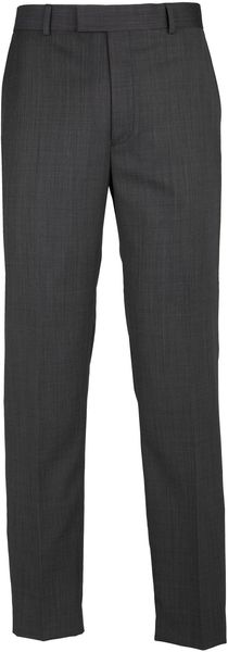 Paul Costelloe Carlow Grey Micro Birdseye Trousers - Lyst
