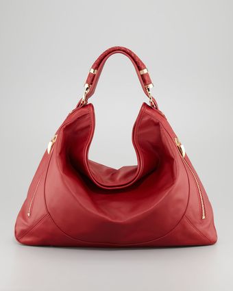 Rachel Zoe Joni Leather Zipper Hobo Bag - Lyst