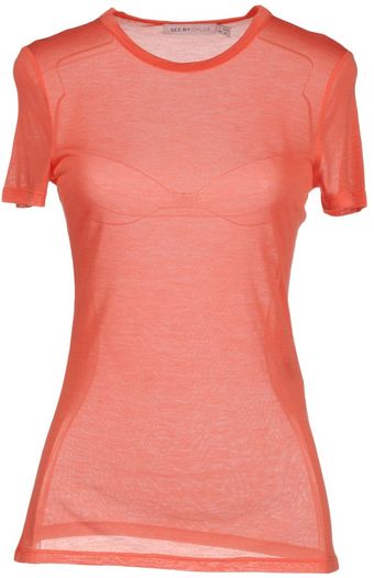 See By Chloé Short Sleeve T - Lyst