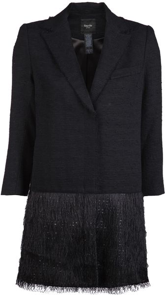 Smythe Fringe Coat - Lyst