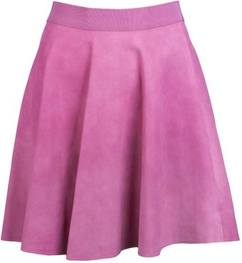 3.1 Phillip Lim Flared Leather Skirt - Lyst