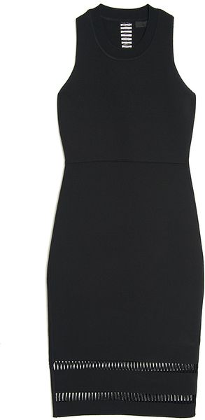 Alexander Wang Spine Cut-out Tank Dress - Lyst