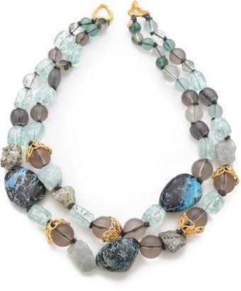 Alexis Bittar Mauritius Stone Necklace - Lyst