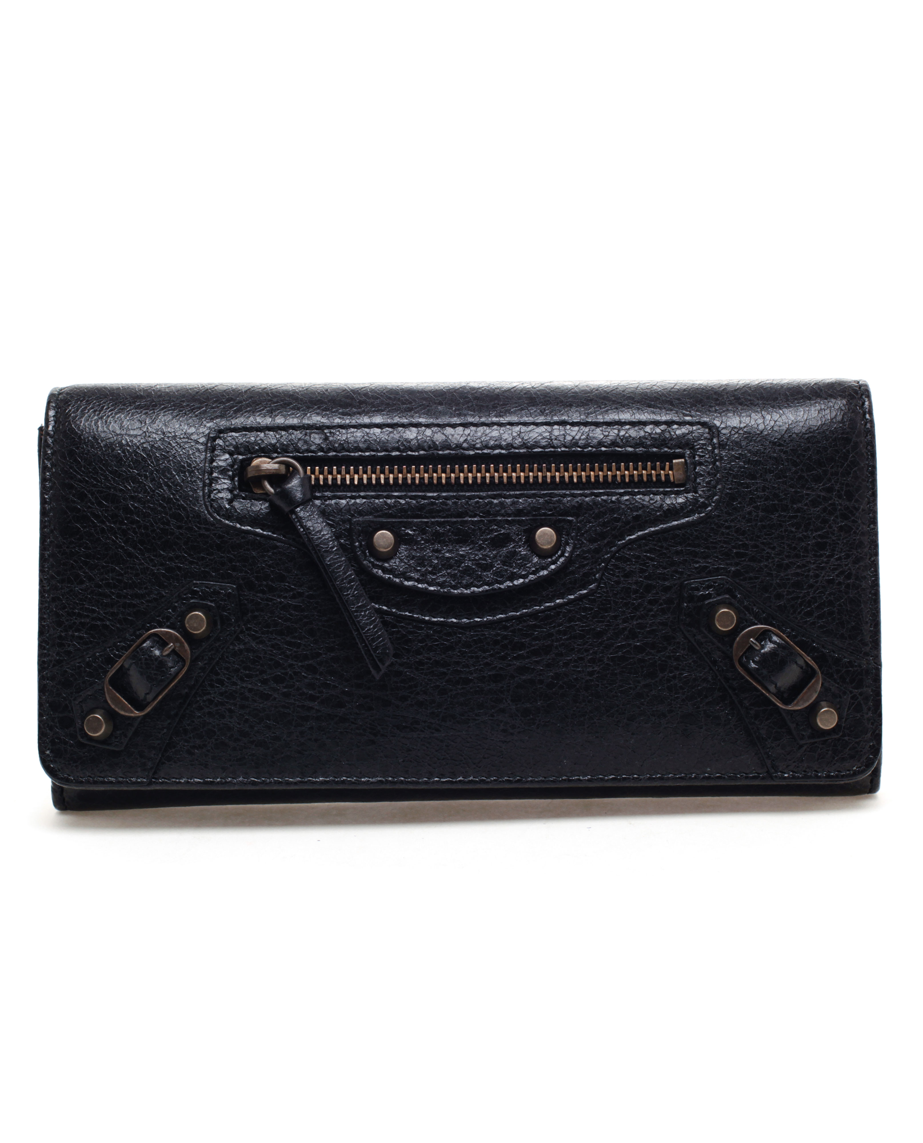 balenciaga flap wallet