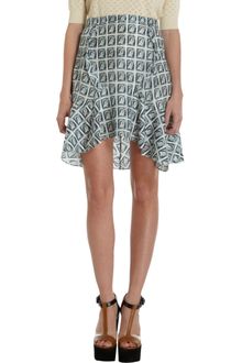 Carven Printed Tulip Skirt - Lyst