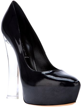 Casadei Perspex Stiletto Pump - Lyst