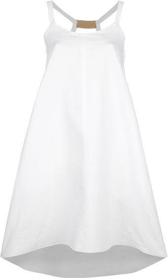 Hache Flared Sleeveless Dress - Lyst