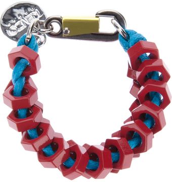 Kenzo Metal Bolt Bracelet - Lyst