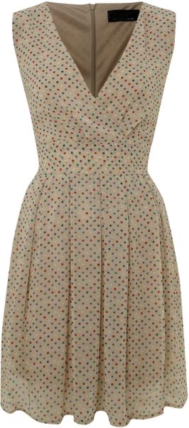 Pussycat Chiffon Vneck Wrap Dress - Lyst
