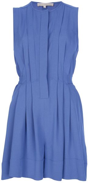 Vanessa Bruno Pleated Playsuit - Lyst